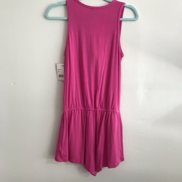 Trina Turk pink short romper sleeveless - Picture 2 of 5